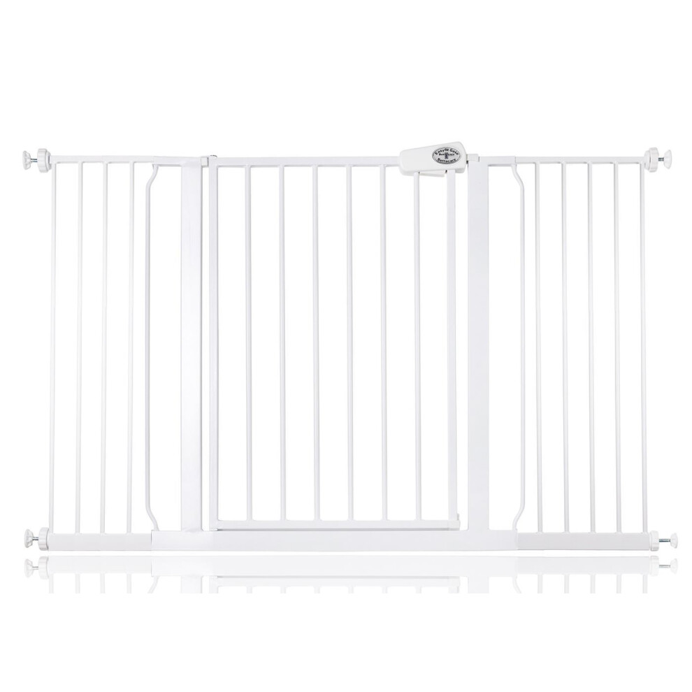 (, 133.2Cm - 141.2Cm) Easy Fit Pet Gate White Bettacare