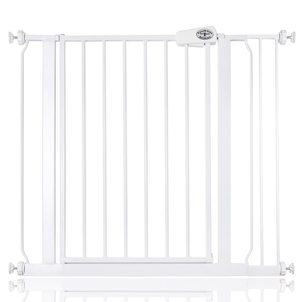 (, 87.9Cm - 95.9Cm) Easy Fit Pet Gate White Bettacare