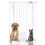 (White, 75cm - 84cm) Bettacare Pet Gate With Lockable Cat Flap 1