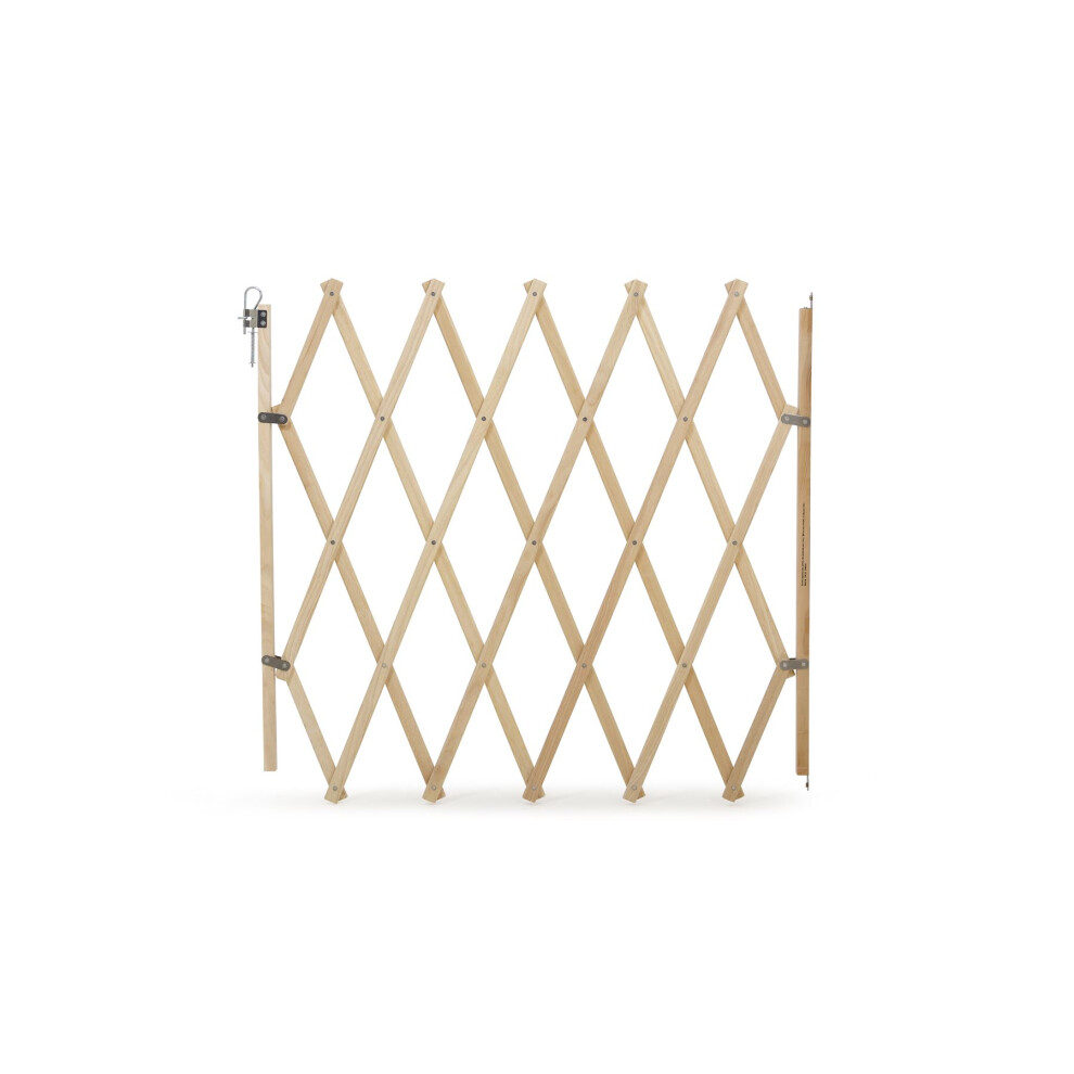 (Natural Wood, 60cm - 108cm) Bettacare Expandable Pet Barrier