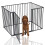 (72cm x105cm, Black) Bettacare Pet Pen 1