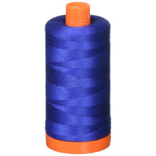 Aurifil Mako Cotton Thread Solid 50wt 1422yds Dark Cobalt