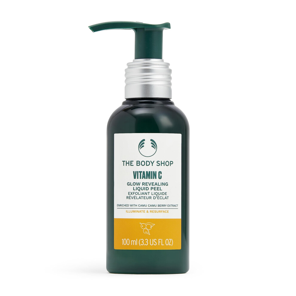 The Body Shop Vitamin C Glow-Revealing Liquid Peel - Illumitate & Resurface - 3.3 Fl Oz