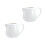 CHOOLD 2 pcs Mini Ceramic Creamer with Handle  Coffee Milk Creamer Pitcher - White - 1.5 oz 1
