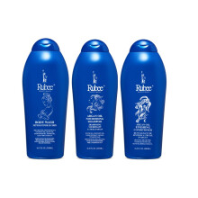 Rubee 3er-Pack Shampoo und Spόlung mit Duschgel  mit Haarwuchsformel  Sheabutter, Arganφl und Olivenφl  Haarpflege fόr lockiges, fettiges Haar