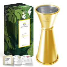 Homestia Dubbel Cocktail Jigger för Bartending med 2 måttsystem (OZ&ML), Japansk Jigger 2 OZ 1 OZ, 304 Rostfritt Stål, Bar Tillbehör
