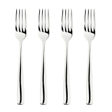 Cutlery 18/8 Stainless Steel Dinner Fork 4pc Set Simplicity