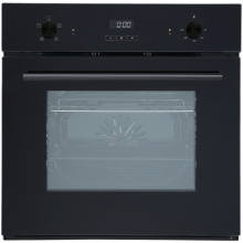 Cata CUL57PGBK - Black Glass 54 Litre Electric Single Oven - A Energy Rating