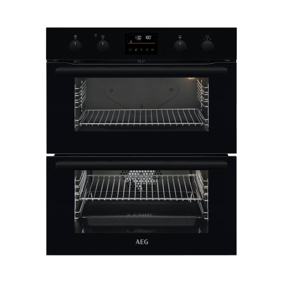 Aeg Dub535060b - Built Under Electric Double Oven - Catalytic Cleaning - A Energy Black