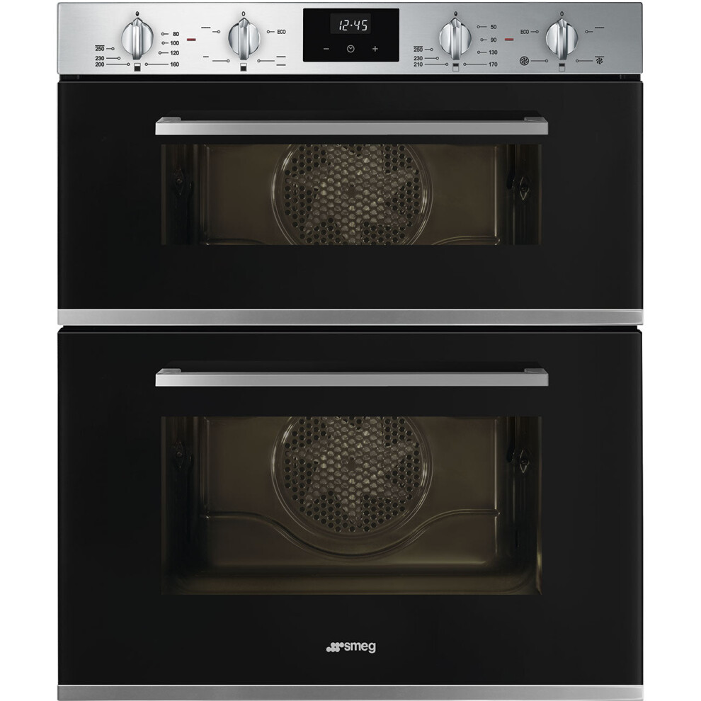 Smeg Black Built Under Electric Double Oven - 61L/35L Capacity - A/B Energy - Image 4