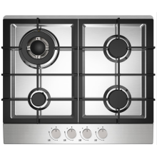 Statesman GH161SS- Stainless Steel 4 Zone Gas Hob