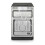 MONTPELLIER Montpellier MDOG60LS - Silver 4 Zone Gas Cooker - A/A+ 4