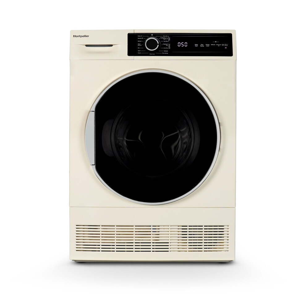 Montpellier Mtdc8sdc - 8Kg Condenser Tumble Dryer - Sensor Dry - B Energy Cream