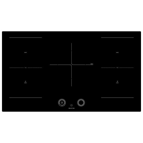 Teknix SCIH90SW - Black 6 Zone Induction Hob
