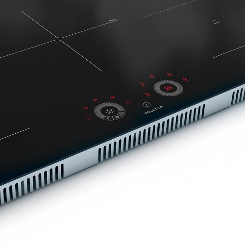 Teknix SCIH90SW - Black 6 Zone Induction Hob 1