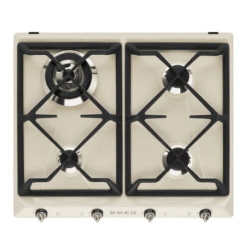 Smeg Smeg SR964PGH - Cream 4 Zone Gas Hob