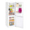 Teknix SMF165W/E - White Freestanding Fridge Freezer 1