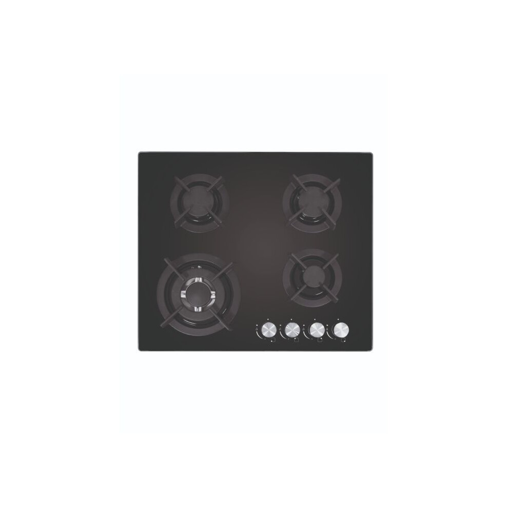 New Cata - 4 Zone Gas Hob Black Ubghj607