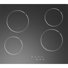 Culina/cata UBTCC60LC.1 - 4 Zone Electric Hob Satin Glass finish