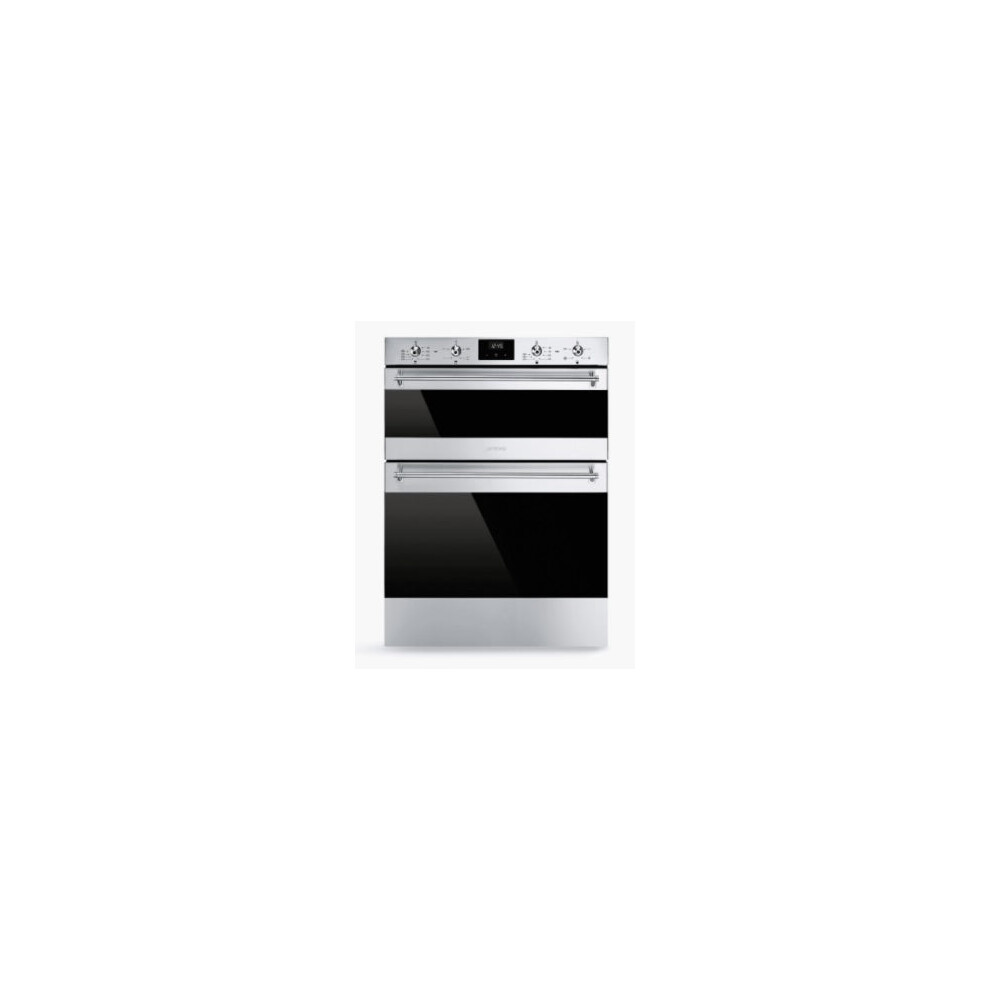 Smeg DUSF6300X 60cm Classic Stainless Steel and Eclipse Glass Double Under Counter OvenLower Main Ov - Image 10