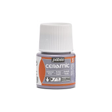 Pintura - Pébéo - Céramic - Violeta claro - 45ml - Brilho e resistência à luz