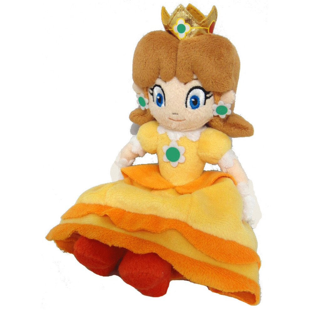 Mu Eca De Peluche Princesa Daisy De Sanei Super Mario-image