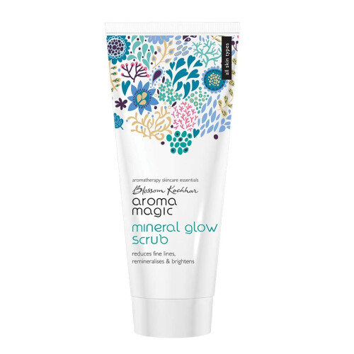 Aroma Magic Mineral Glow Scrub | Απολεπιστής προσώπου | Ενυδατικός | 3.38 Fl Oz (100ml)