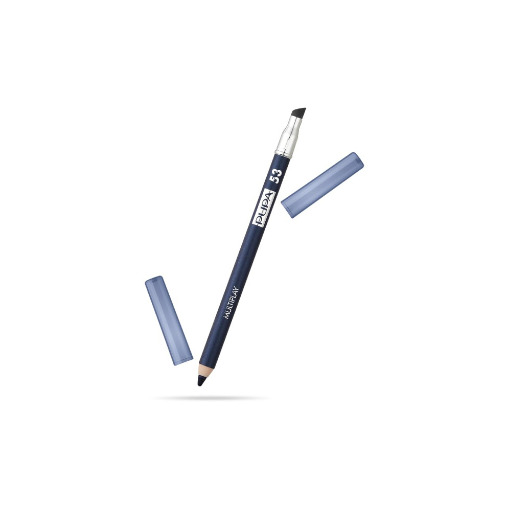 Puppe Mailand Pupa Milano Multiplay Eye Pencil - Creamy Blendable Eyeliner With Smudge Tip - Long Wearing Glamorous Intensity - Smooth And Lasting Color Liner For