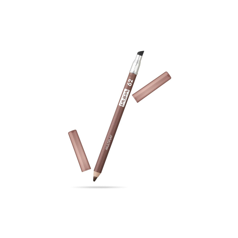 Pupa Milano Multiplay Eye Pencil - Creamy Blendable Eyeliner With Smudge Tip - Create Long Wearing Glamorous Intensity - Smooth Lasting Color Liner