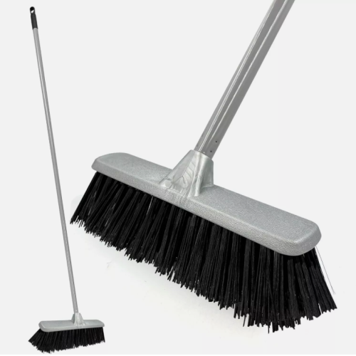 Stiff Soft Indoor Broom Handle Hard Sweeping Brush Kitchen Floor Sweep