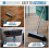 Stiff Soft Indoor Broom Handle Hard Sweeping Brush Kitchen Floor Sweep 7