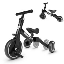 besrey 5 in 1 Toddler Bike for 1 Year to 4 Years Old Kids Toddler Tricycle Kids Trikes Tricycle Gift & Toys for Boy & Girl Balance Training Remova
