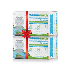 MAMAEARTH Feuchtigkeitsspendende Baby-Badeseife | Reinigt sanft und speichert Feuchtigkeit | mit Ziegenmilch, Haferflocken und Sheabutter | pH-neutral