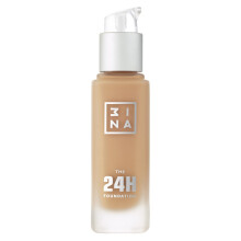 3INA Fondotinta 24H 645-24H - Formula a Lunga Durata - Copertura Media e Alta - Finish Matto Liscio - Selezione Tonalità Espansa - Impermeabile