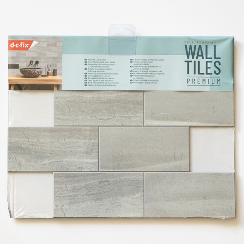 dc fix CONCRETE TILES Self-adhesive Premium Wall Tiles (1 tile) 1