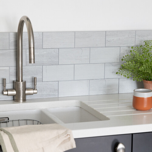 dc fix CONCRETE TILES Self-adhesive Premium Wall Tiles (1 tile) 2