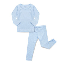 Avauma Baby Boys Girls Pyjama Set Kids Toddler tuff Fit Ribbed Sleepwear PJS for Daily Life Style (M/Sky Blue (L))