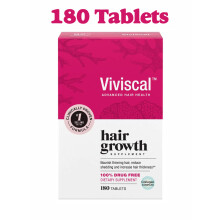 Viviscal Hair Growth Supplements Collagen Complex Reduce Hair Fall, Increase Hair Thickness - 180 TABS