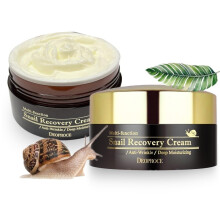 Deoproce Snail Recovery Cream Snail Mucus Effect Korean Skin Care Multi functional Face Snail Mucin Cream Anti wrinkle Deep moisturizing Korean D