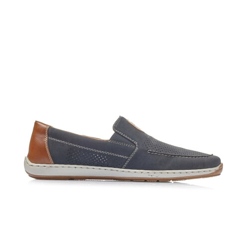 Rieker Mocassin Cuir Rieker Morelia - Bleu V2 2
