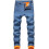 GUNLIRE Herrers Vinterjeans med Fleecefoder, Slim Fit, Ljusblå, 34 1