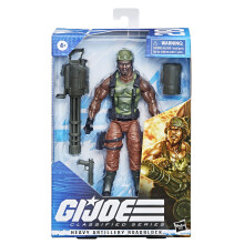 G.I. Joe Classified Series Heavy Artillery Roadblock Action Figure 28 Collezionabile 6-Inch con Arte Personalizzata