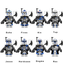 (Star Wars - D) 8PCS Star Wars Clone Wars Fit Lego Minifigures Toy Fit Lego