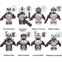 (Star Wars - P) 8PCS Star Wars Clone Wars Fit Lego Minifigures Toy Fit Lego