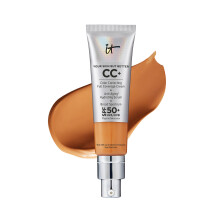 IT Cosmetics CC+ Cream (Tan Rich) - Natuurlijke Volledige Dekking met SPF 50+, Kleurcorrector & Anti-Aging Serum