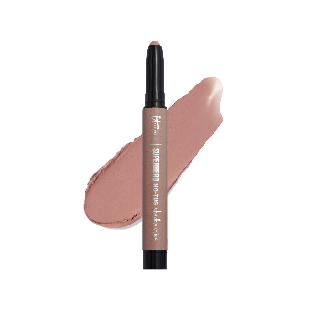 Det Kosmetika It Cosmetics Superhero No-Tug Waterproof Eyeshadow Stick Bare & Brave - Muted Matte Pink - Longwear Blendable Cream Eyeshadow With Built-In Primer