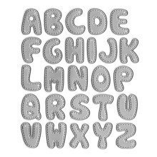 Metal stiplet streg med stort 26 alfabetisk sk?rematricer Stavebogstaver udstansning til kortfremstilling Stencil pr?gev?rkt?j Scrapbog DIY ?tsed