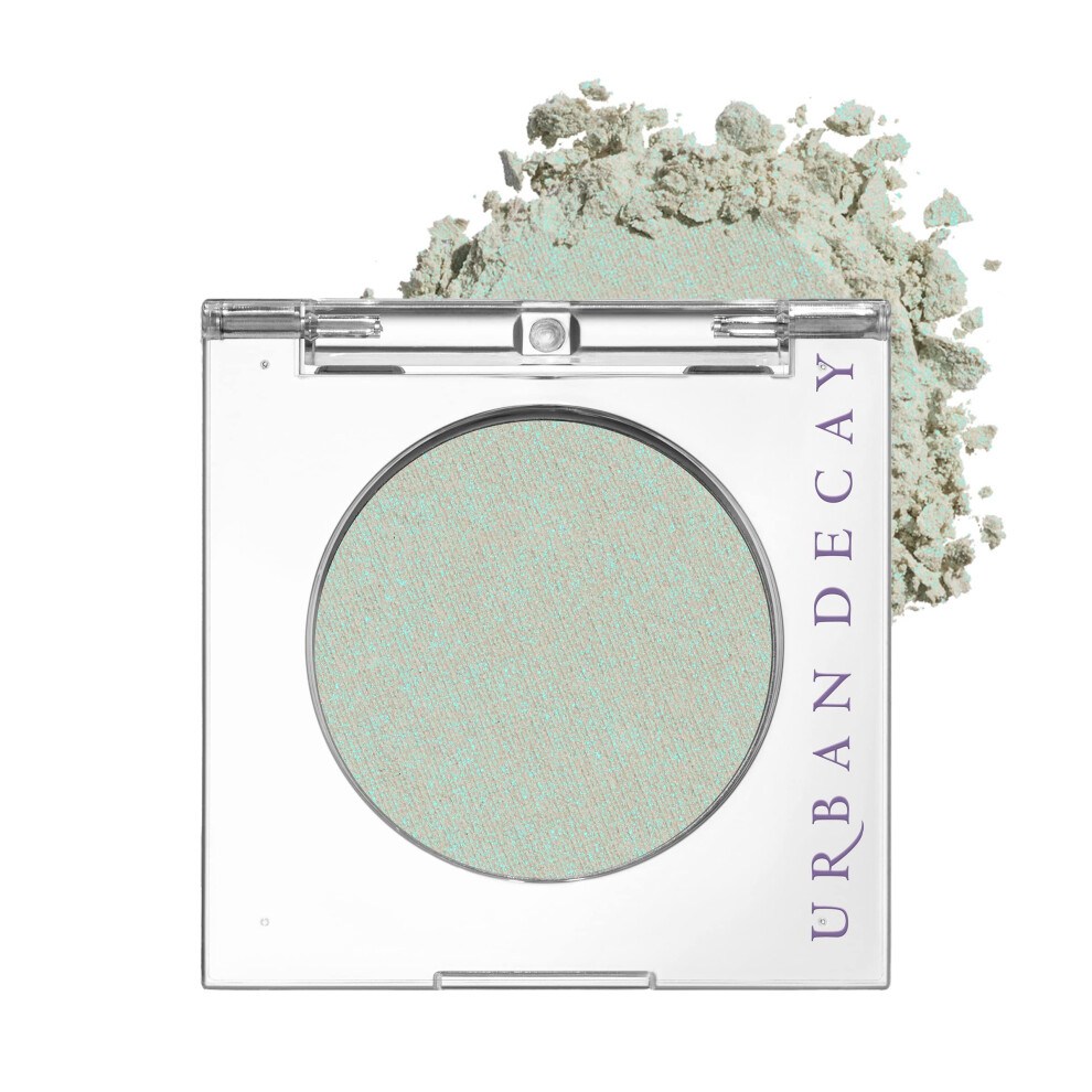 URBAN DECAY 24/7 Longwear Eyeshadow Single (Lucid - Teal Blue Shimmer)  High-Pigment Eye Shadow Compact  Smooth & Blendable Colors  Crease-free  Vegan