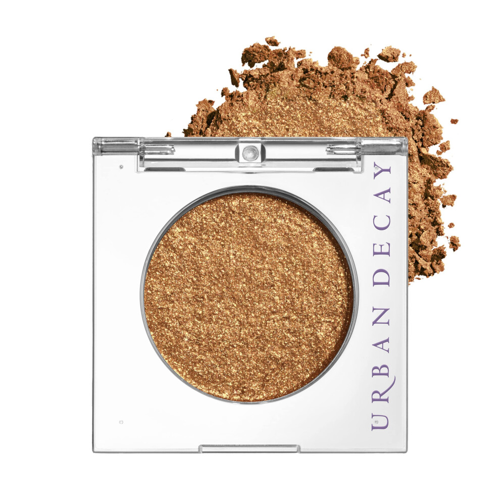 URBAN DECAY 24/7 Longwear Eyeshadow Single (Dumb Luck - Warm Copper Metallic)  High-Pigment Eye Shadow Compact  Smooth & Blendable Colors  Crease-free