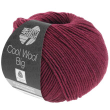 Lana Grossa Cool Wool Big Yarn 1000 Burgundsko